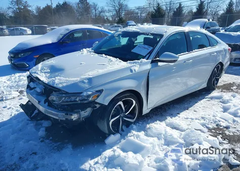 2018 Honda Accord Sport from USA, damaged, VIN 1HGCV1F39JA028589